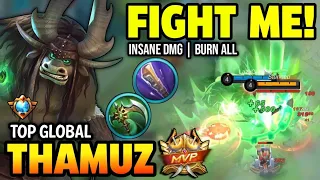 THAMUZ BEST BUILD 2023 | TOP GLOBAL THAMUZ GAMEPLAY | MOBILE LEGENDS✓