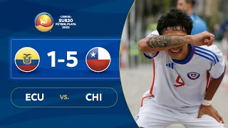 ECUADOR vs. CHILE [1-5] | RESUMEN | CONMEBOL SUB20 FÚTBOL PLAYA 2023