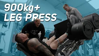 Squats and 900kg+ Leg Press with Martyn Ford