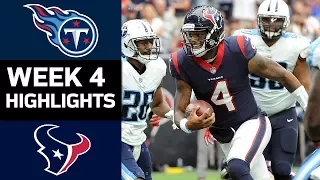 Titans vs. Texans | NFL Week 4 Game Highlights