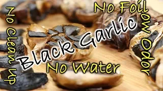 The Easiest Way to Make Black Garlic (No Mess, No Foil, No Water, and Low Odor)