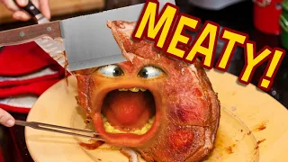 Annoying Orange - Meaty Mayhem! (Supercut)