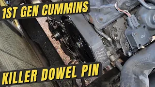 Tabbing the Killer Dowel Pin (KDP) | 1st Gen Cummins