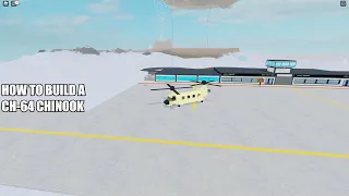 how to make a mini Chinook  in plane crazy