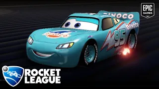 Dinoco Lightning McQueen on Rocket League! Garage Showcase