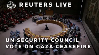 LIVE: UN Security Council vote on Gaza ceasefire