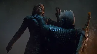 АРЬЯ УБИВАЕТ КОРОЛЯ НОЧИ ARYA STARK KILLS NIGHT KING (3 серия 8 сезон)