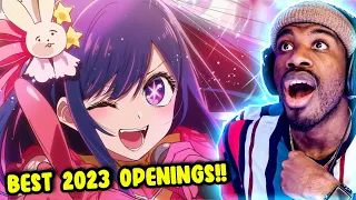 THIS SEASON WAS BANGERS!!! Top 50 Anime Openings of 2023 Reaction