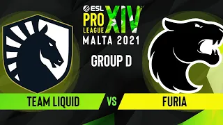 CS:GO - FURIA vs. Team Liquid [Nuke] Map 2 - ESL Pro League Season 14 - Group D