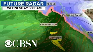 Atmospheric river set to dump massive amounts of rain over California