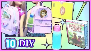 10 DIY Miniature School Supplies: Miniature DIY Crafts For Barbie Doll