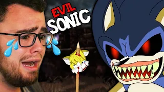 Reacting to Evil SONIC.EXE the MOVIE!!