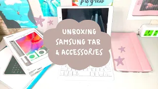📦 [AFFORDABLE GADGET] samsung galaxy tab A 8.0 T295 unboxing + aesthetic accessories | Philippines