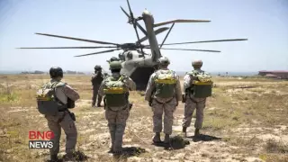 Active search underway for 12 missing Marines after 2 helicopters collide