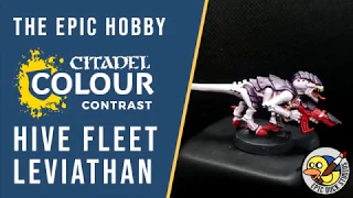 Painting Hive Fleet Leviathan Tyranids with CONTRAST Paints by Citadel