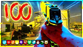 ALPHA OMEGA ROUND 100 EASTER EGG!!! | Call Of Duty Black Ops 4 Zombies Alpha Omega Round 100 EE Solo