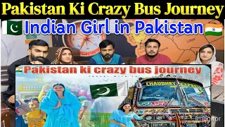 Indian Girl in Pakistan 🇵🇰 Nankana Sahib to Farooqabad Bus journey 🚍 Pakistan ki Crazy Bus journey