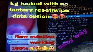 How to unlock kg locked Samsung latest method | adb method not working fixed for free 🤩