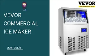 VEVOR Commercial Ice Maker Setup & User Guide