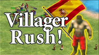 TaToH's Villager Rush vs Hoang! AoE2 Definitive Edition