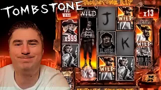 С ПЕРВОГО СПИНА х999 !!! 🔥TOMBSTONE R.I.P 🔥ЗАНОСЫ РЕЗАКА В ОНЛАЙН КАЗИНО