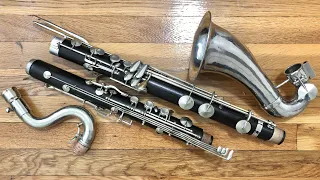 I found a bass clarinet in the key of A!