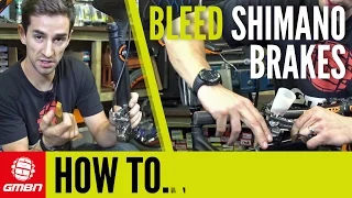 How to Bleed Shimano Disc Brakes – Mountain Bike Maintenance