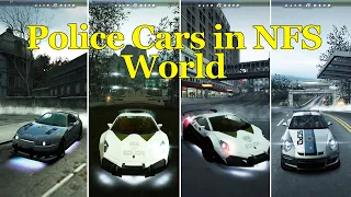 SBS Comparison of Police Cars in Need for Speed World