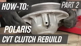 How To Rebuild a Polaris UTV CVT Clutch | Secondary Clutch