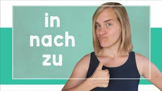 "in" vs. "nach" vs. "zu" - German Prepositions - A2 [with Jenny]