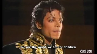 We Are The World (Lyrics) by Michael Jackson/Lionel Richie USA For Africa HD