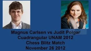 Magnus Carlsen vs Judit Polgar Chess Blitz