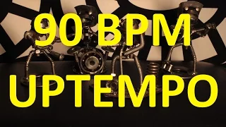 90 BPM - Uptempo Pop Rock - 4/4 Drum Track - Metronome - Drum Beat