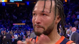 Jalen Brunson EMOTIONAL after being named to 2024 NBA All-Star Game