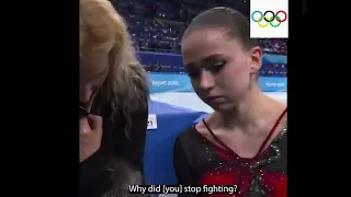 The inhumane reproach of Kamila Valieva’s coach. Kam is crying instead of consoling she attacks her.