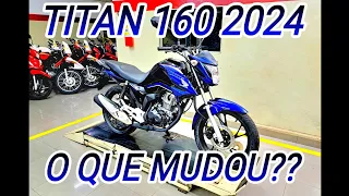 TITAN 160 AZUL PER. 2024 O QUE MUDOU???