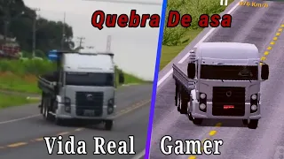 Quebra De Asa Vida Real e nos Games •|World Truck driving simulator