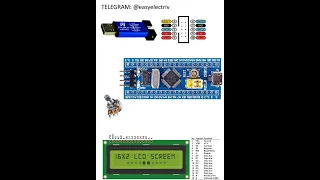 wiring and Program Character LCD with St-Link v2 programmer