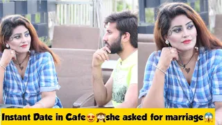 Instant Date in Cafe with a Stranger | Adil Anwar