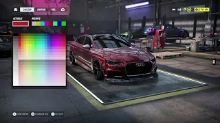 Custom audi S5 nfs heat