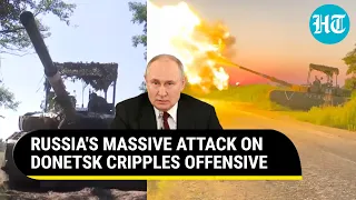 Putin's T-80BVM Tanks Ravage Donetsk Region; Russia 'Wipes Out' Nearly 700 Ukrainian Troops | Watch