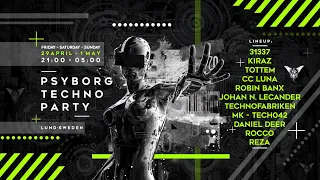 [Acid Techno] NNG's Psyborg Techno Party, Lund, Sweden 30 April 2022 - Johan N. Lecander