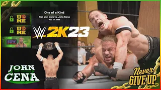 WWE 2K23 John Cena Showcase vs Rob Van Damn Early Access Gameplay