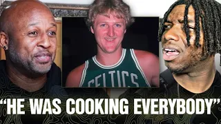 LEBRON SUPER FAN REACTS TO Legendary Larry Bird Trash Talk Stories Revealed 🤣