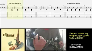 Chelsea Dagger Guitar Tab And Cover EASY - The Fratellis