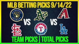 FREE MLB Picks and Predictions Today Wednesday 9/14/22 Free Baseball Picks MLB Betting Picks Today