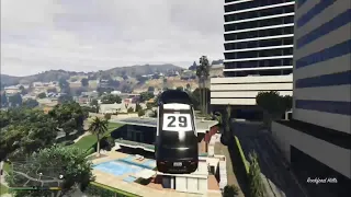 Brake boosting a cop car in GTA 5