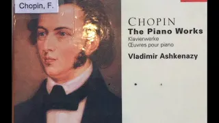 Vladimir Ashkenazy Chopin  Nocturne  쇼팽 녹턴 모음곡