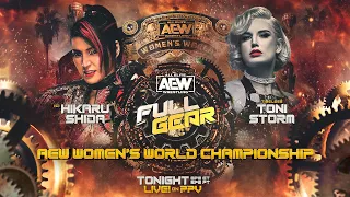 AEW Women's World Title: Hikaru Shida v 'Timeless' Toni Storm | AEW Full Gear, LIVE Tonight on PPV