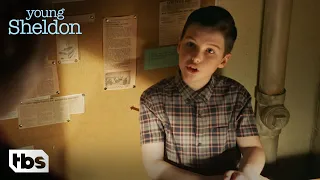Sheldon Locks Himself In A Broom Closet (Clip) | Young Sheldon | TBS